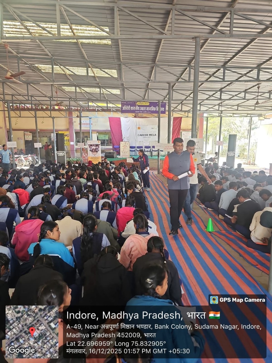 Career mela participation in Indore