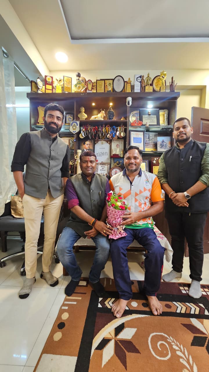 Office meeting with team members